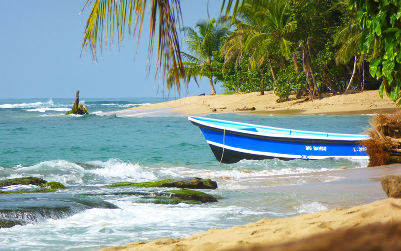 Beach in Caribbean, Costa Rica