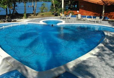 Pool at the lodge