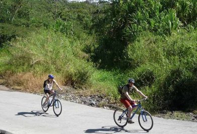 Volcano And Lake Biking