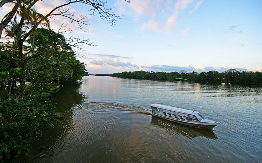 Canals in Tortuguero Park and Canal 