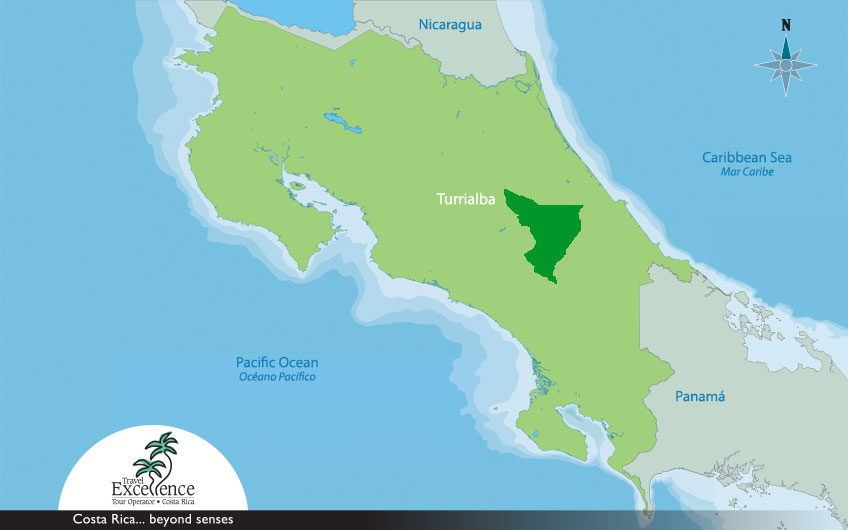 Map Turrialba