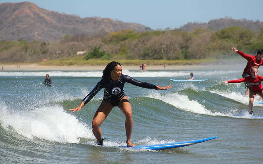 Surfing in Tamarindo Area